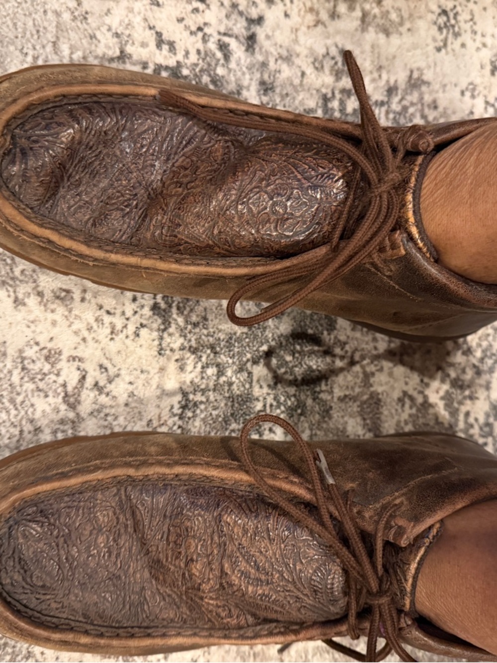 Twisted x women’s Brown Leather chukka driving boot